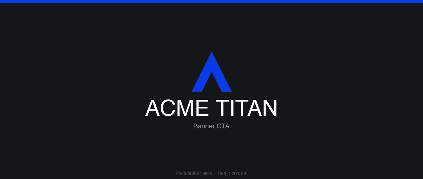 ACME Titan Banner CTA